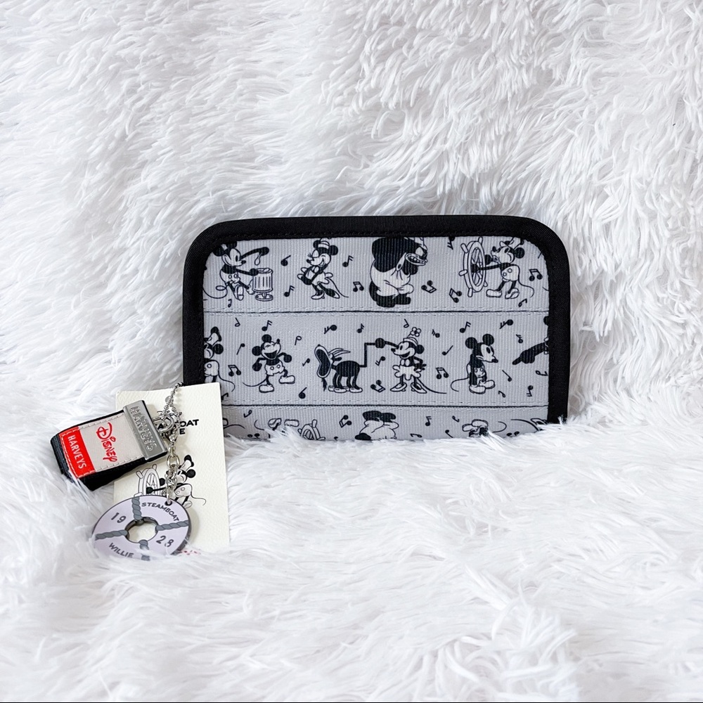 Disney Harvey’s Steamboat Willie Zip Wallet